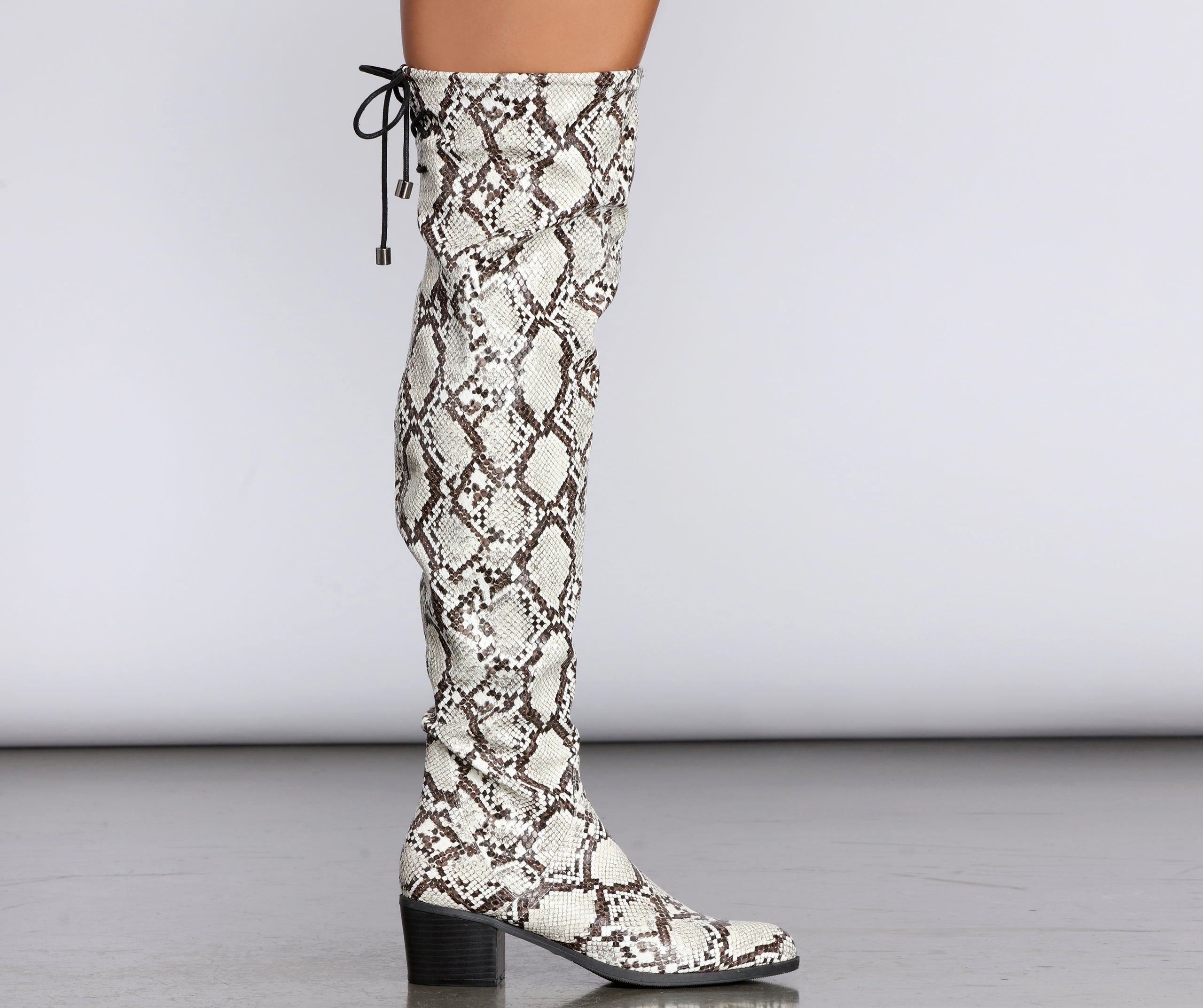 Follow Your Instincts Thigh High Boots