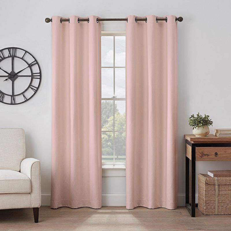 eclipse Gabriella Absolute Zero 100% Blackout 1-Panel Window Curtain