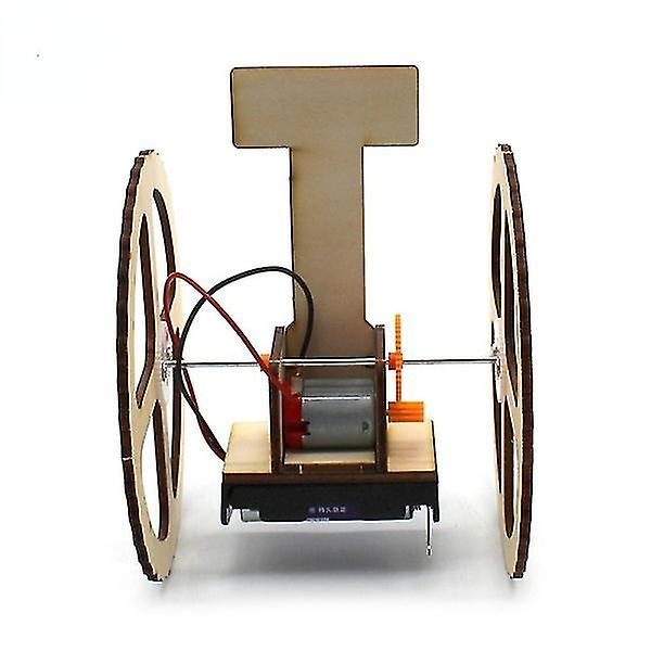 Big Eye Two-wheeled Vehicle Children's Diy Handmade Technology Small Production Homemade Balance Car Robot Assembly Toys