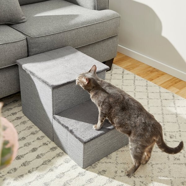 Frisco Collapsible Cat and Dog Stairs and Storage