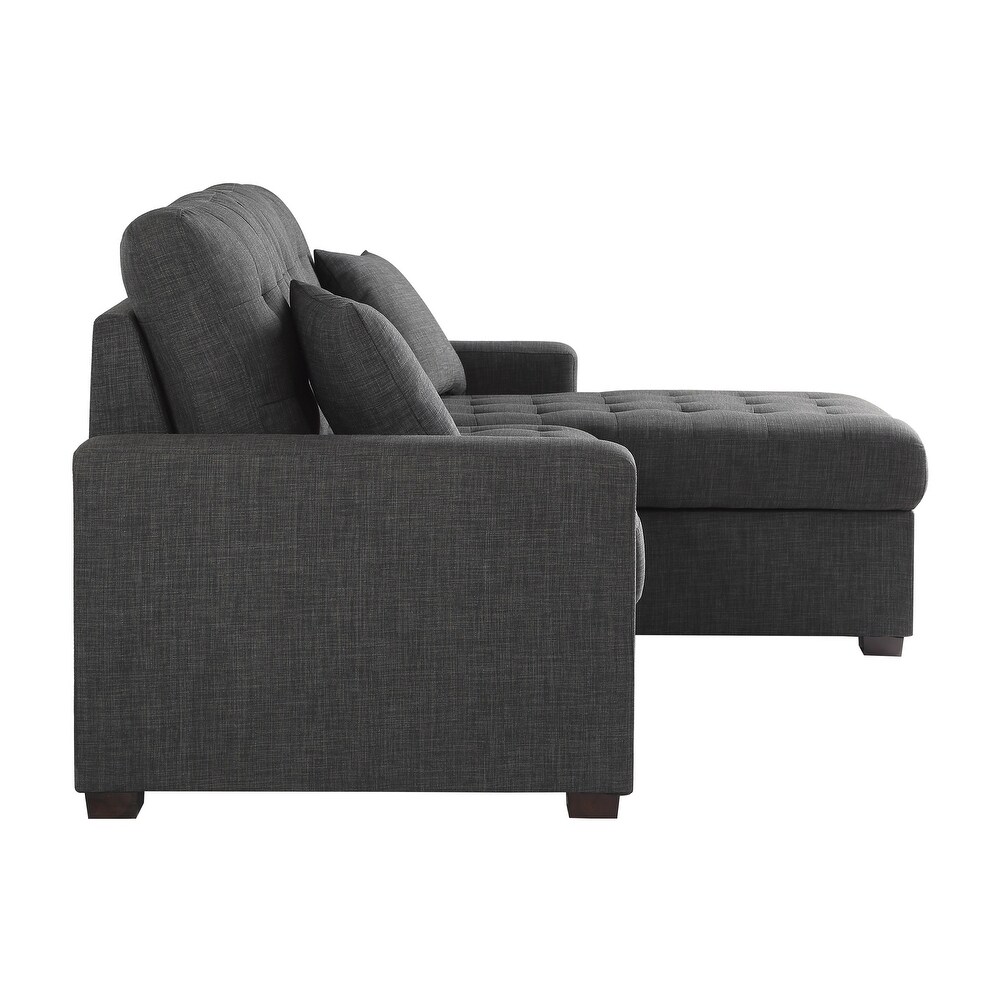 Miles 2 Piece Sectional Sofa Sleeper with Right Chaise