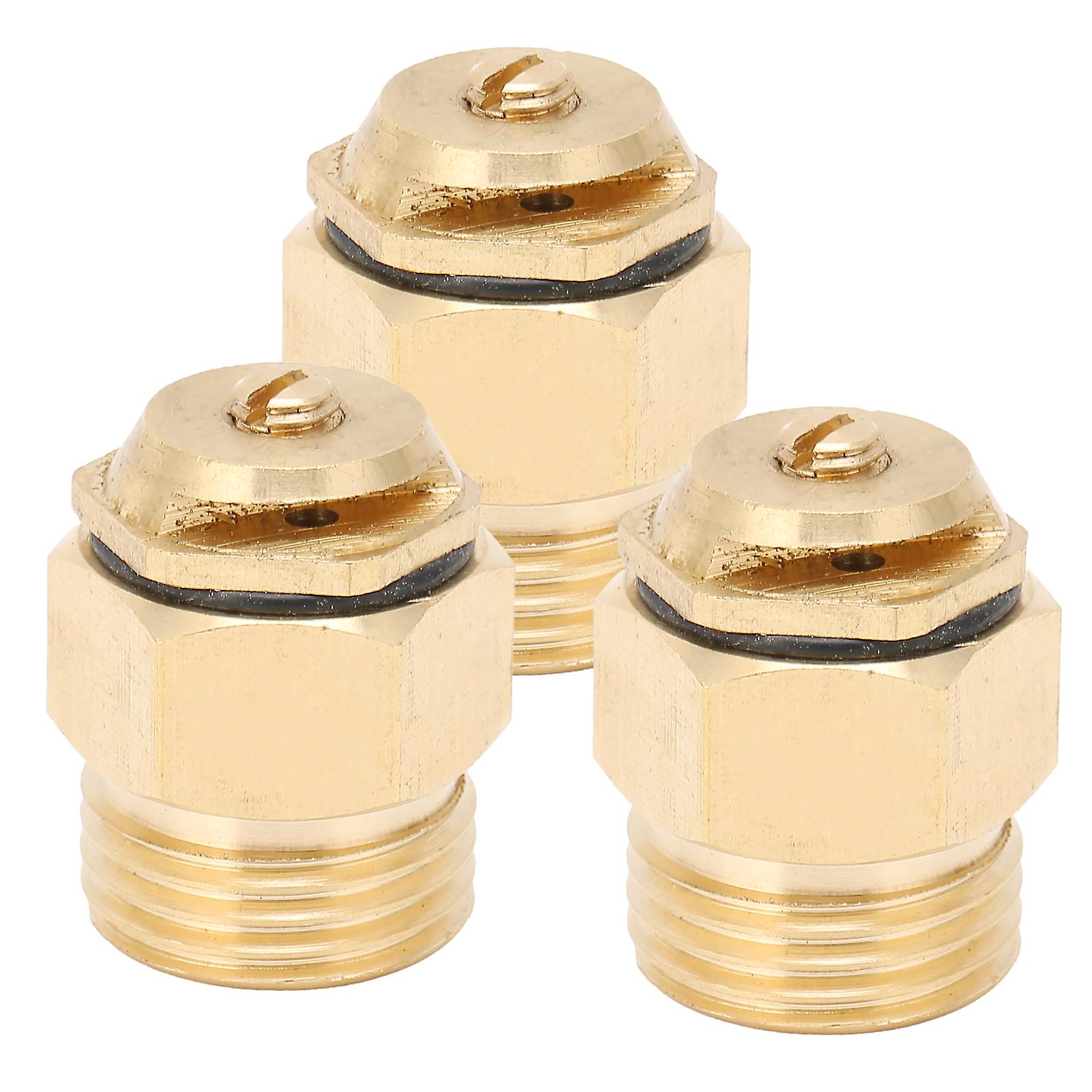 3pcs G1/2 Refraction Sprinkler Nozzle Adjustable Copper Micro Sprinkler Head Garden Irrigation Accessories