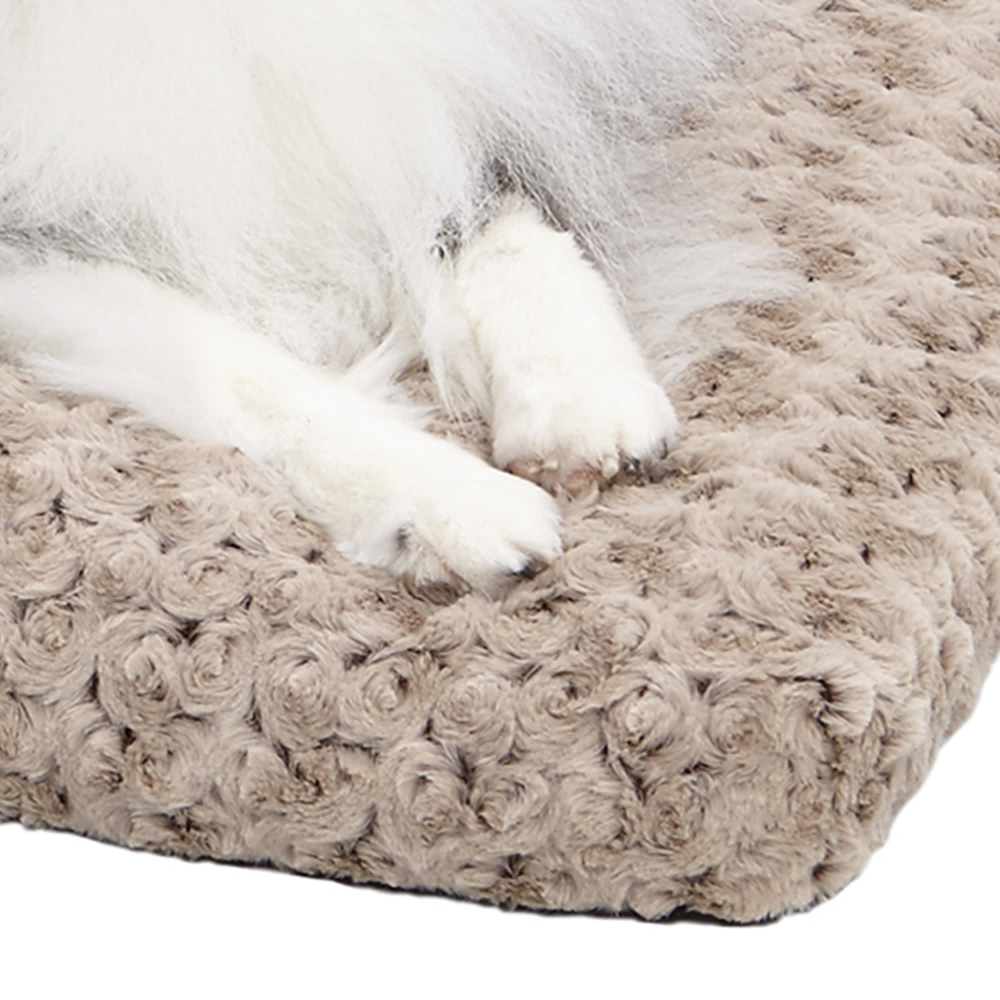 Midwest Quiet Time Ombre Taupe Dog Bed， 18