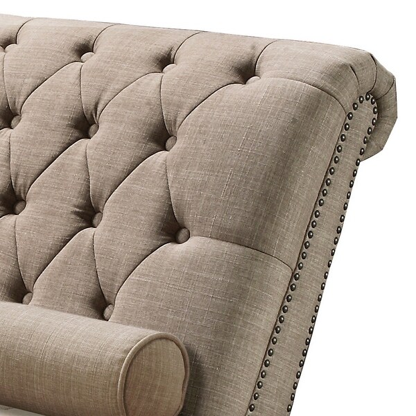 Yarmouth Upholstered Tuffted Chaise Lounge