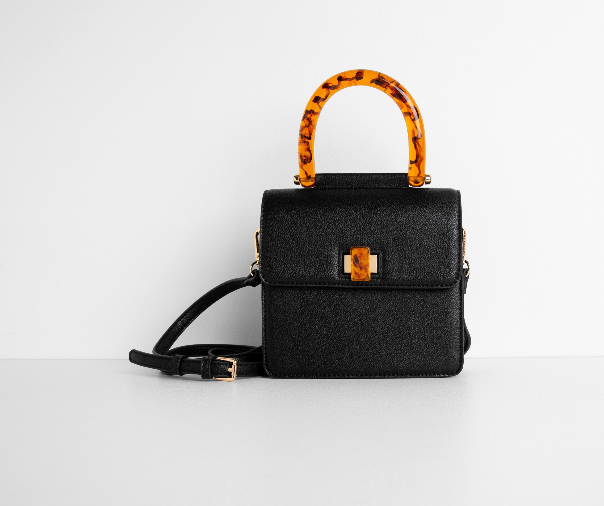 Tortoise Shell Cross Body Purse