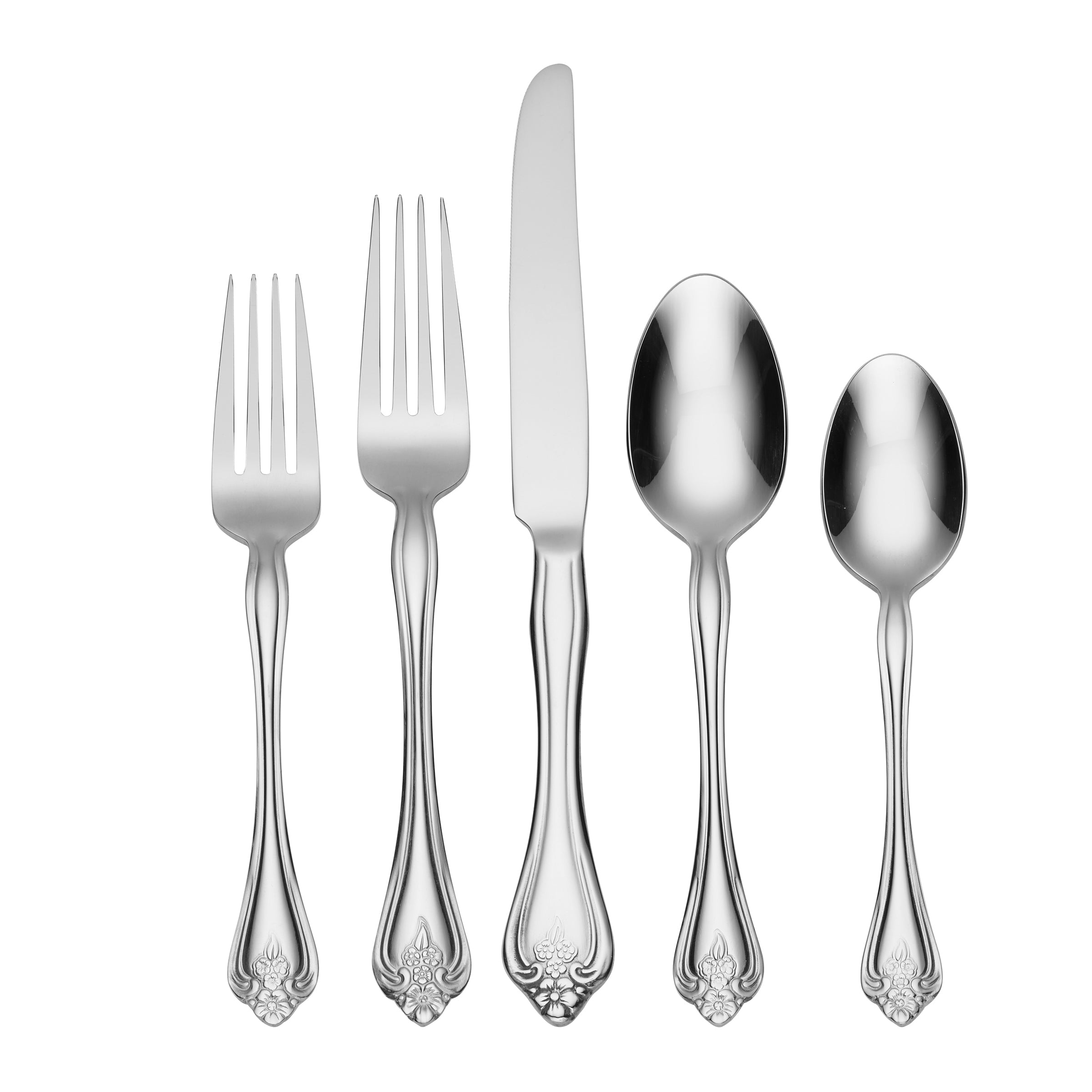 Boutonniere 45 Piece Everyday Flatware Set