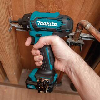 Makita 12V max CXT Lithium-Ion Cordless14 in. Hex Screwdriver Kit 2.0Ah FD10R1