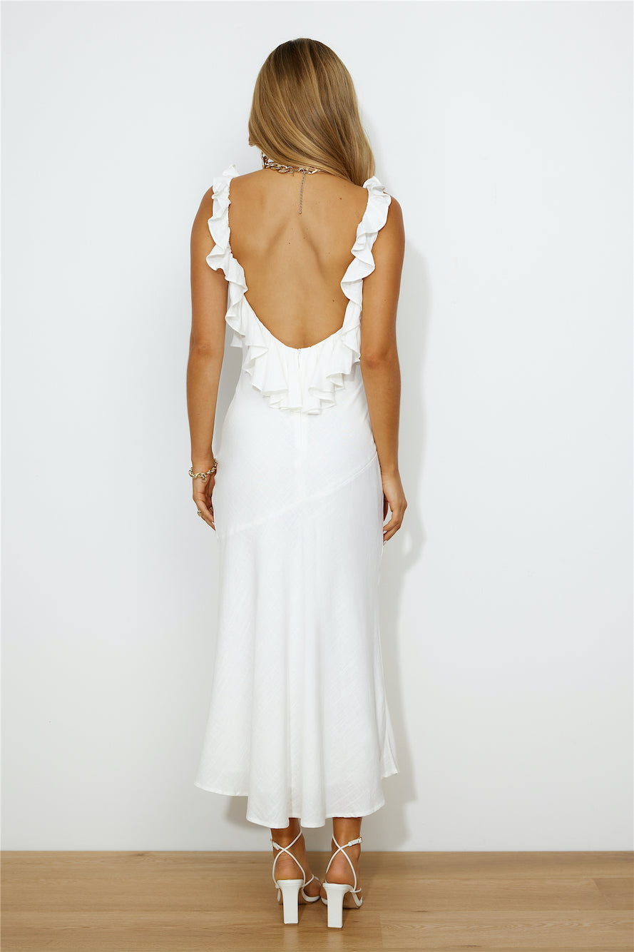 Vacay Escape Maxi Dress White