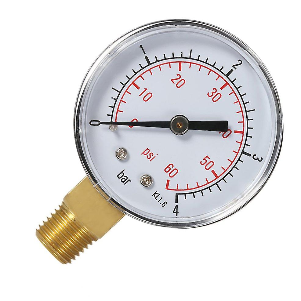 Practical Pool Spa Filter Water Pressure Gauge Mini 0-60 Psi 0-4 Bar Ts-50 No.13154