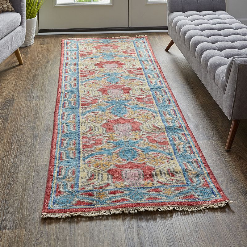 Weave and Wander Bennet Luxe Wool Arts and Crafts Rug