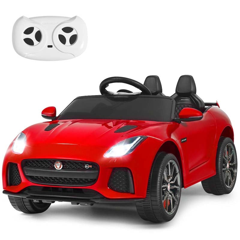 12V Jaguar F-Type SVR Licensed Kids Ride On Car, Battery Powered Riding Toy Car with Remote Control