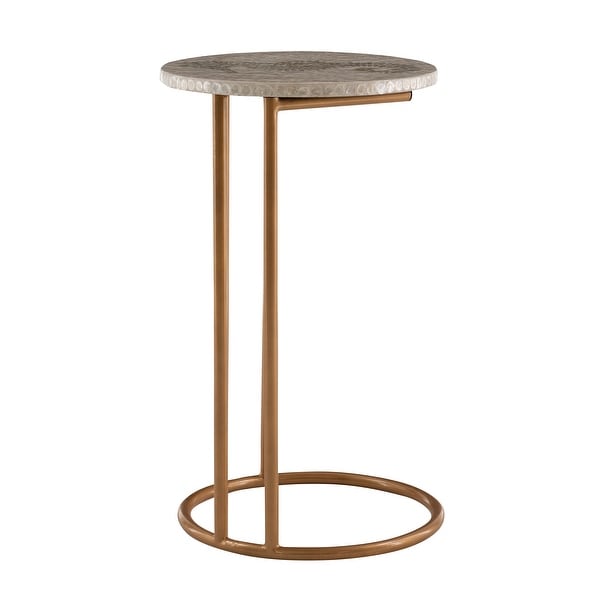 Purcell Capiz Mosaic Accent C Table