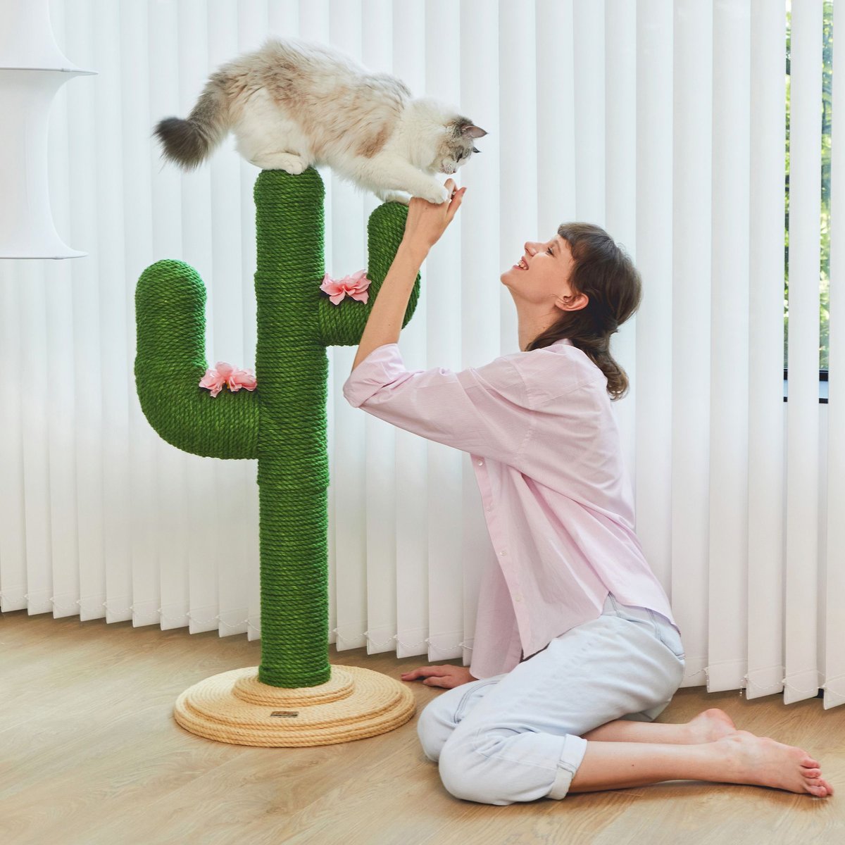 VETRESKA Oasis Cactus 41-in Cat Tree