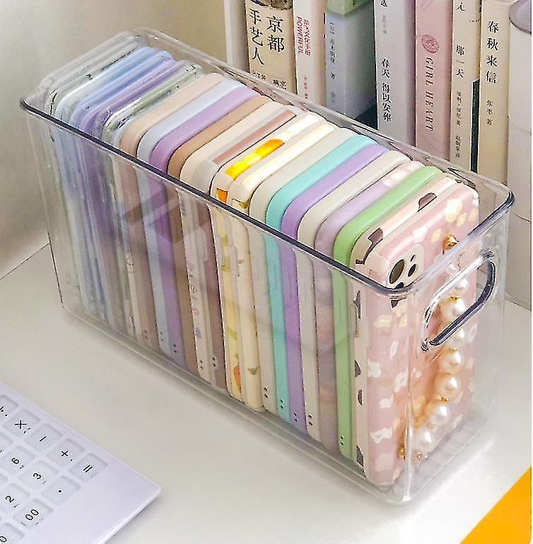 Sundries Office Storage Box Desk Plastic Transparent Storage Box