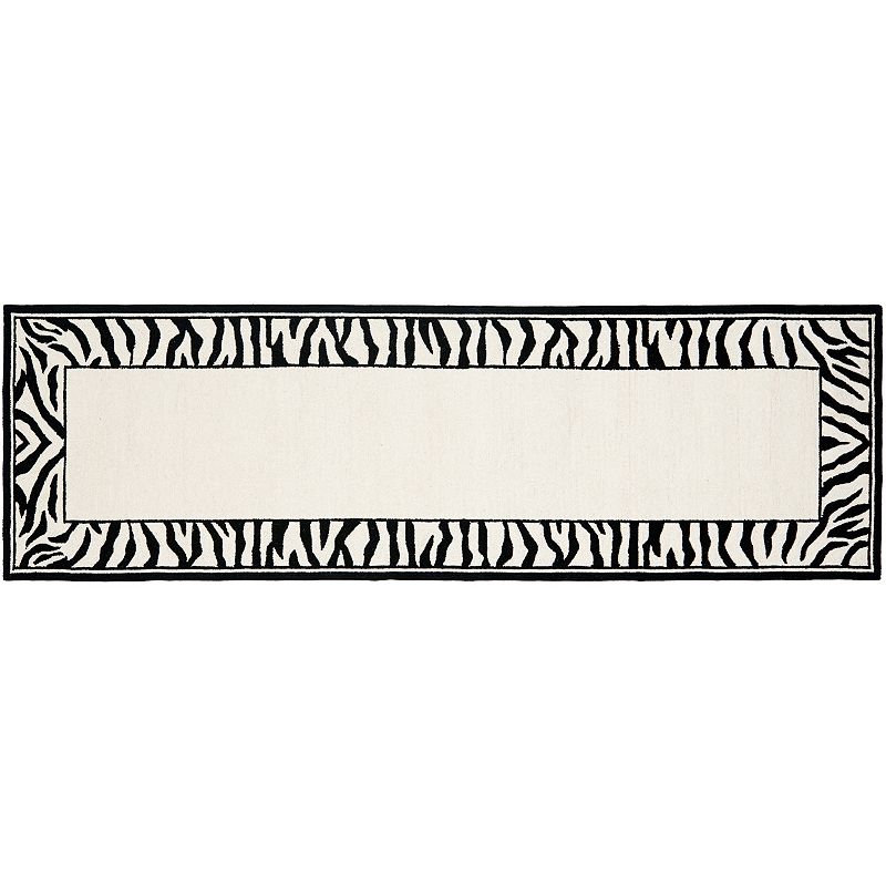 Safavieh Chelsea Zebra Hand Hooked Wool Rug