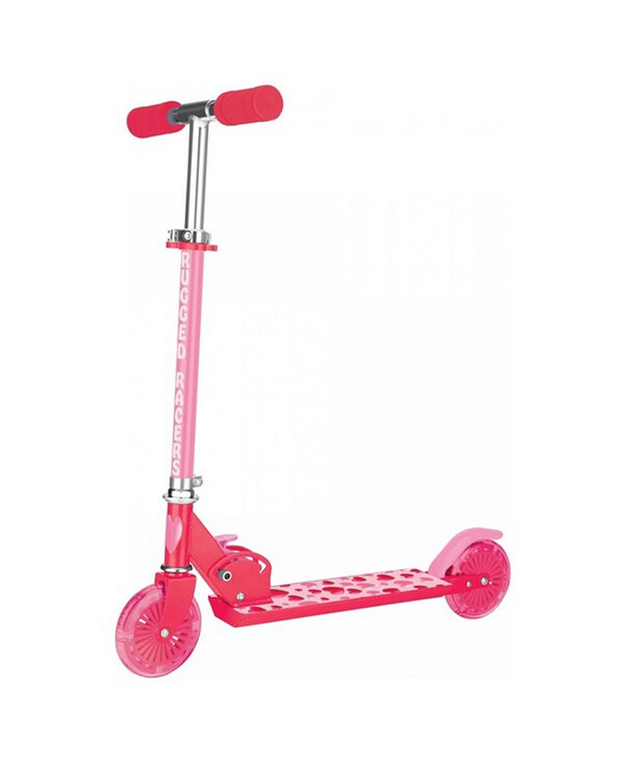 Rugged Racers 2 Wheel Scooter with Heart Design and LED Lights