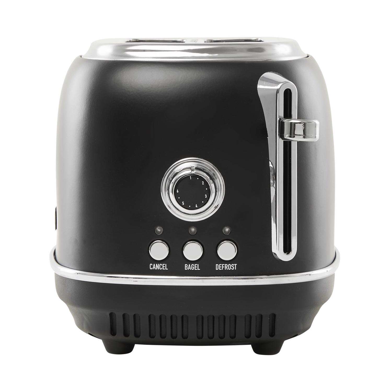 Haden Heritage Stainless Steel Black 2 slot Toaster 8 in. H X 12 in. W X 8 in. D