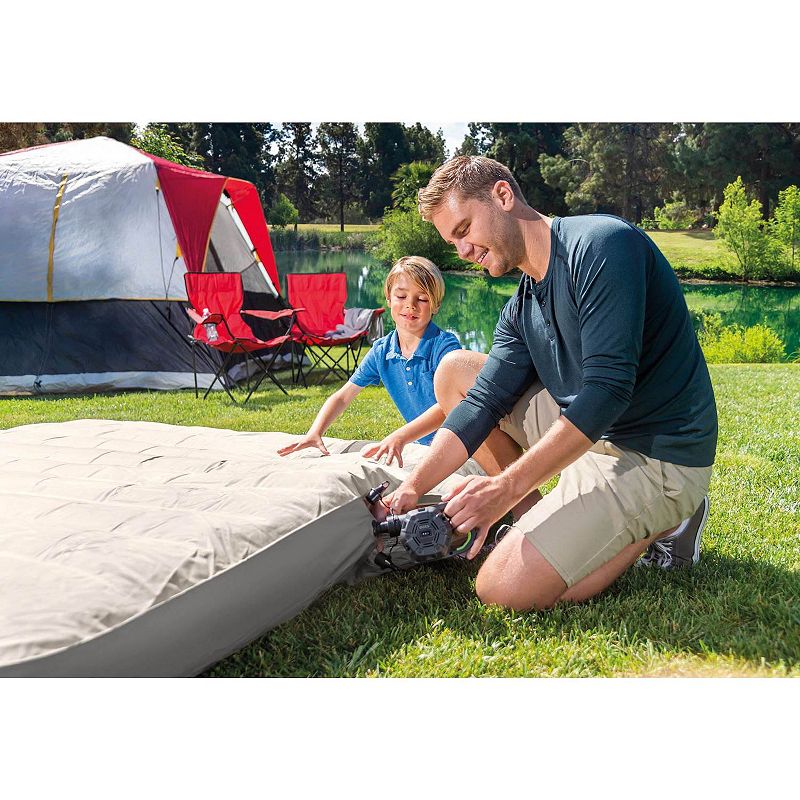 Intex 120V Cordless Electric Air Pump Intex Kidz Inflatable Air Mattress w/ Bag