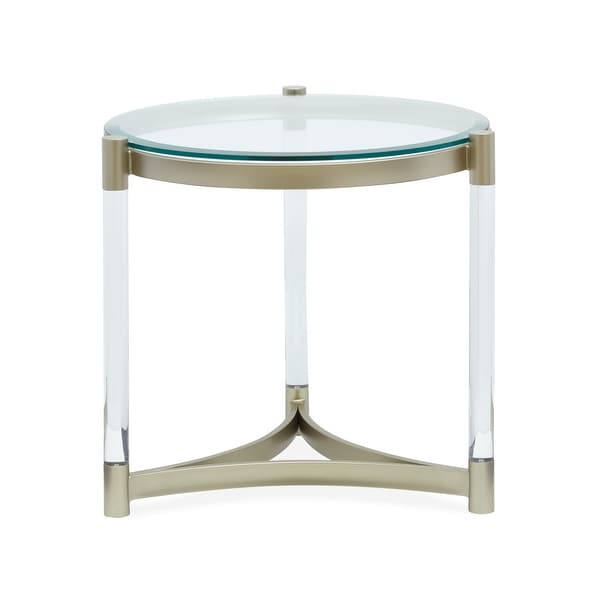 Magnussen T4984 Silas Round End Table - 25.5x25.5x23.25