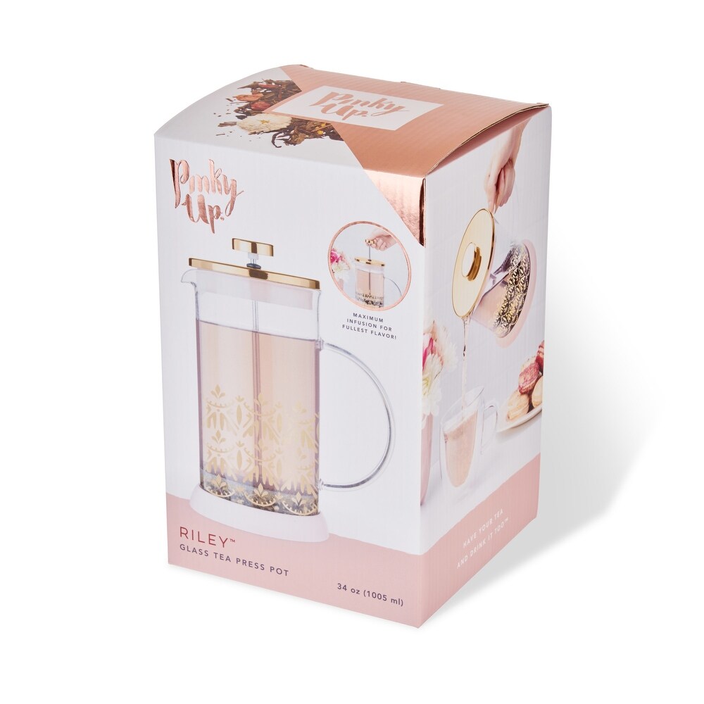 Riley Casablanca Glass Tea Press Pot by Pinky Up   8\