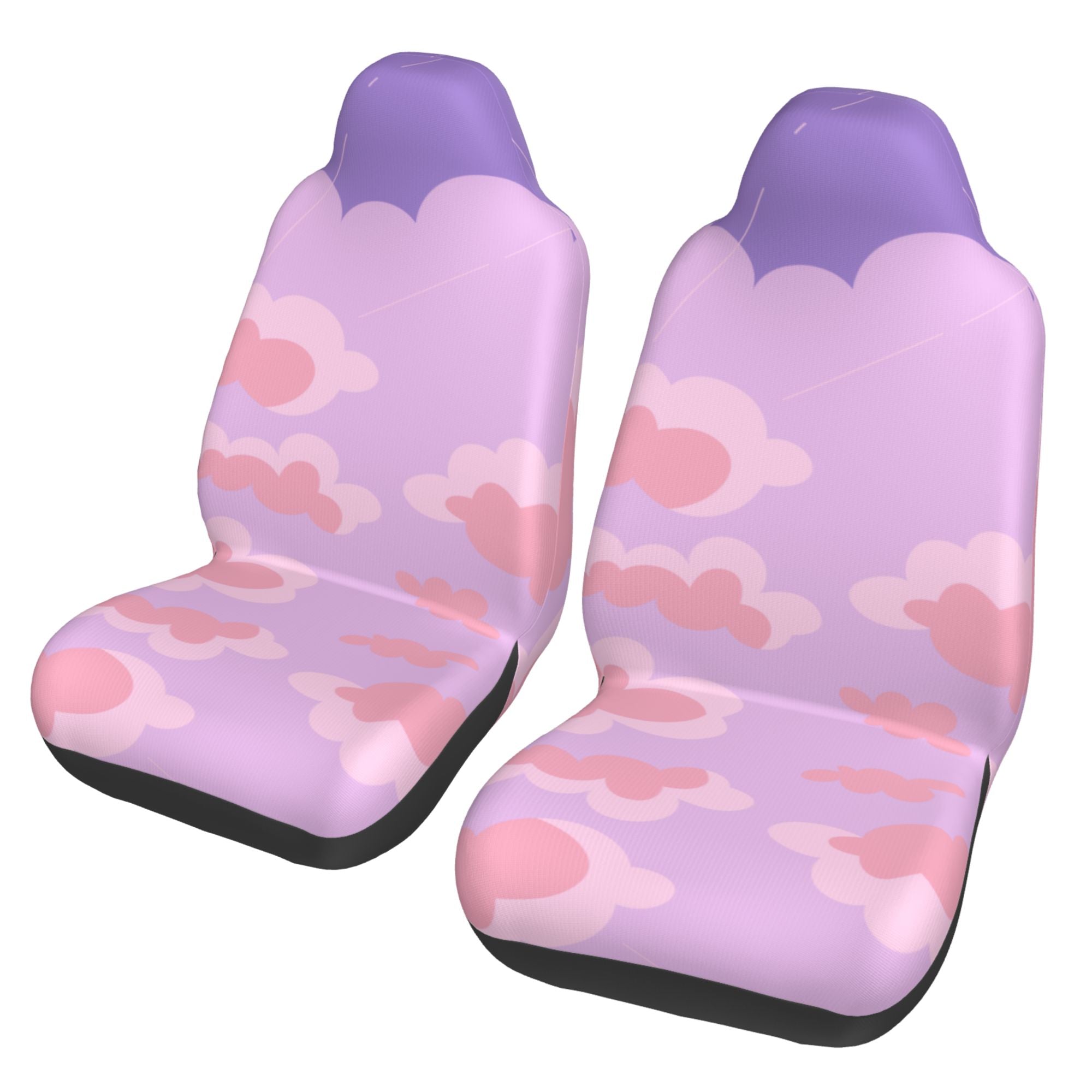 ZICANCN Car Seat Covers Front Seats Only，Sunset Cloud Art Automotive Seat Covers Protectors for Cars Trucks Suv 2 Pack