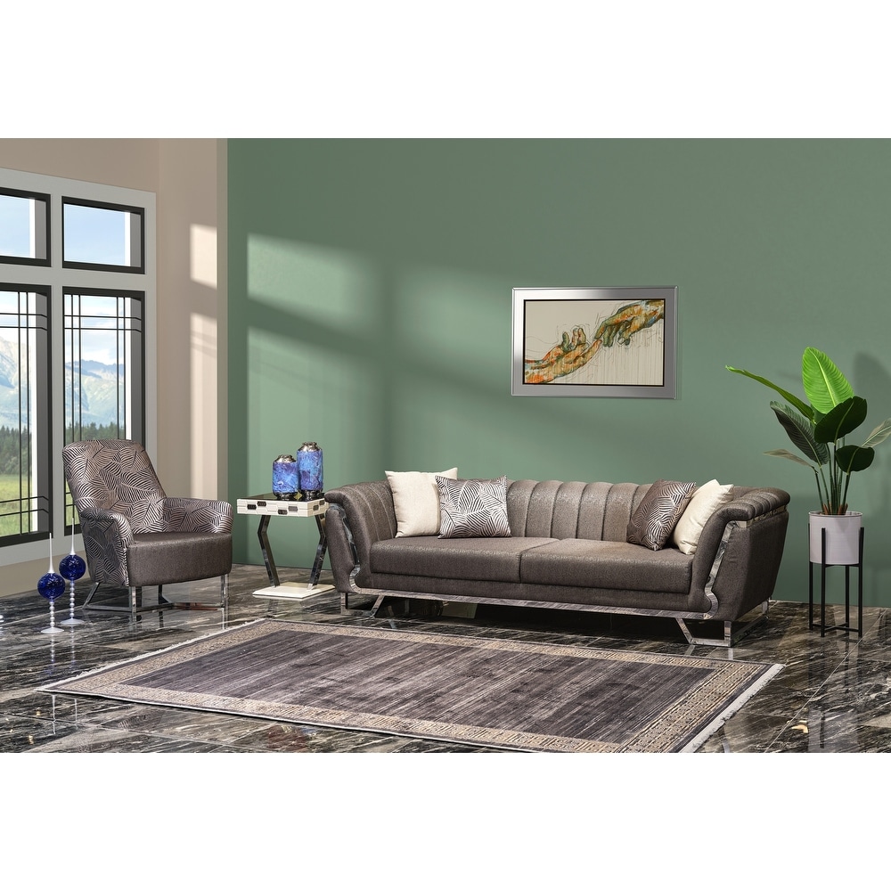 Rome One Sofa One Chair Living Room Set