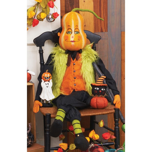 Gallerie Ii Ghost Costumes W Pumpkins Halloween Figure