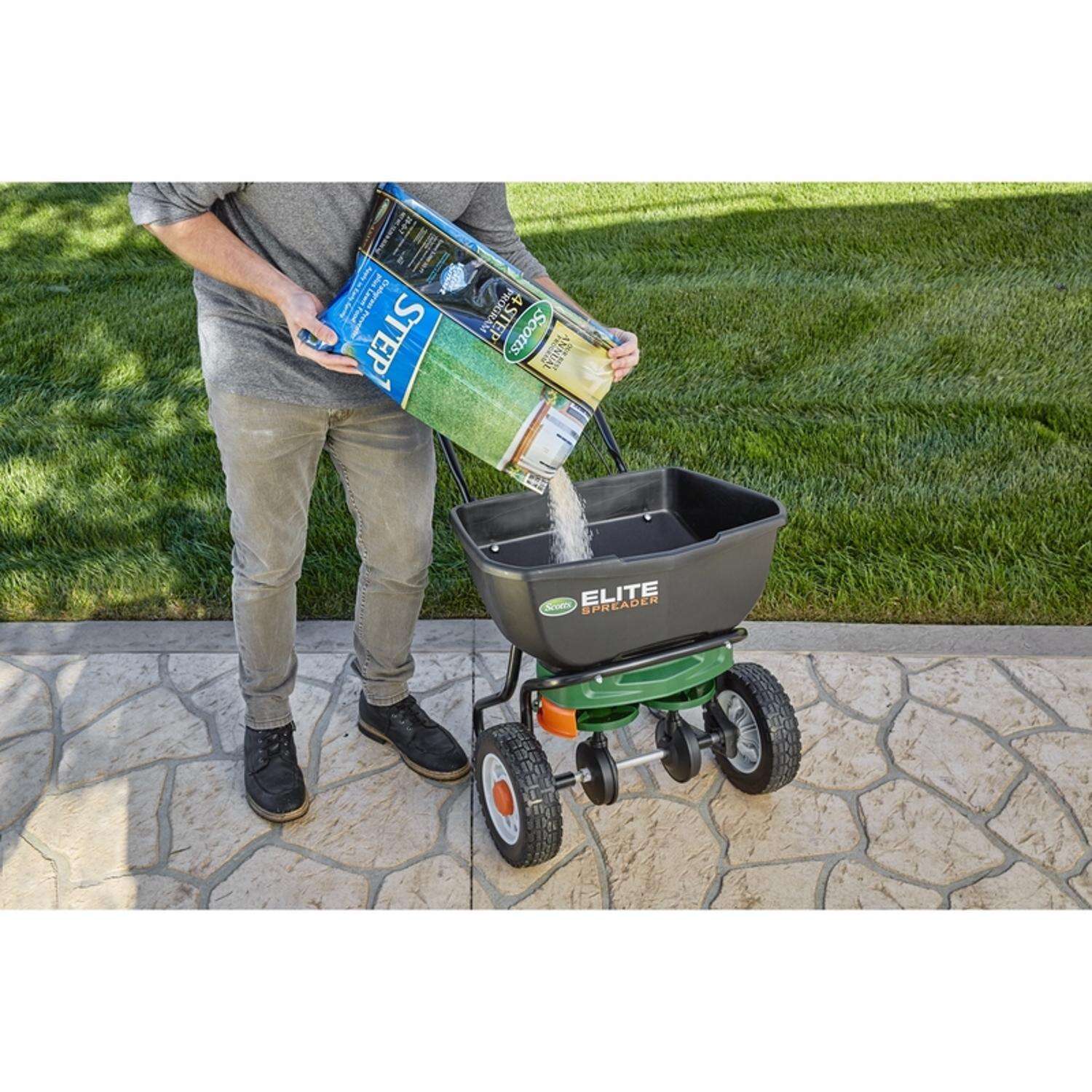 Scotts Step 1 Crabgrass Preventer Annual Program Lawn Fertilizer For Multiple Grass Types 5000 sq ft