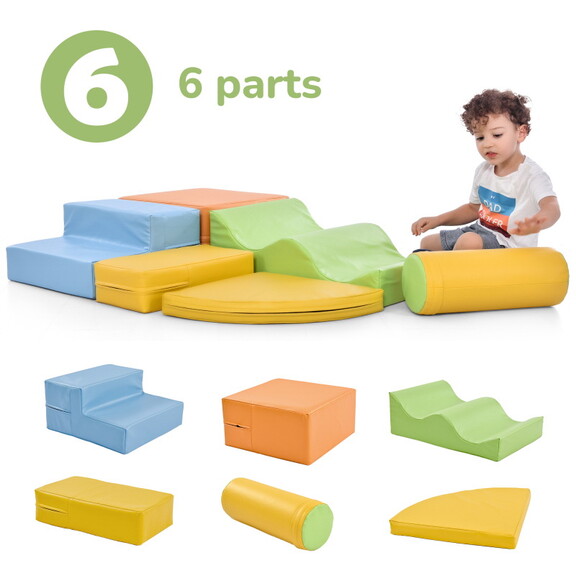 Soft Climb and Crawl Foam Playset 6 in 1  Soft Pla...