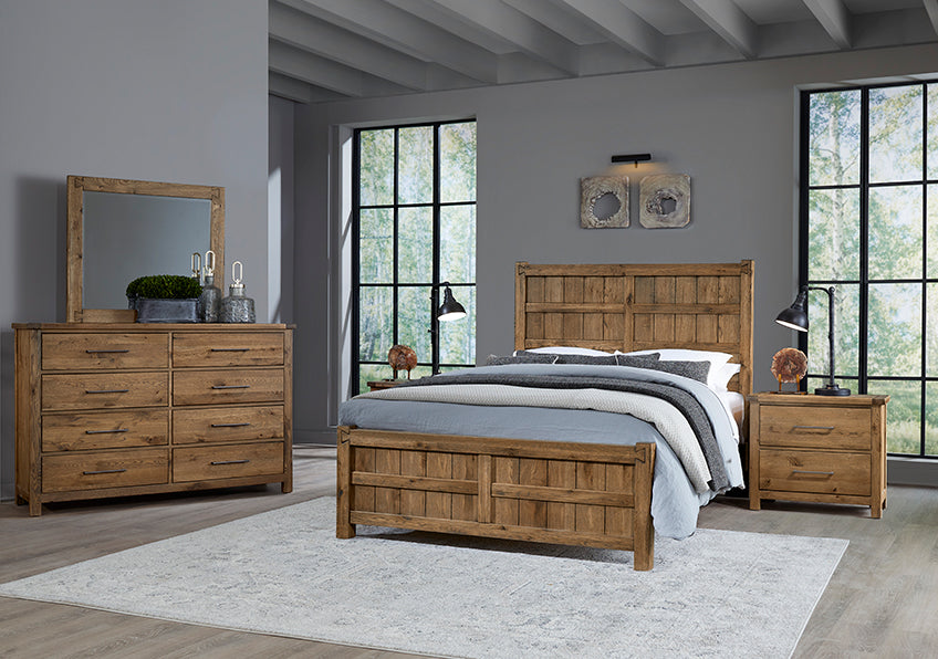 Dovetail Sunbleached King or Queen bed