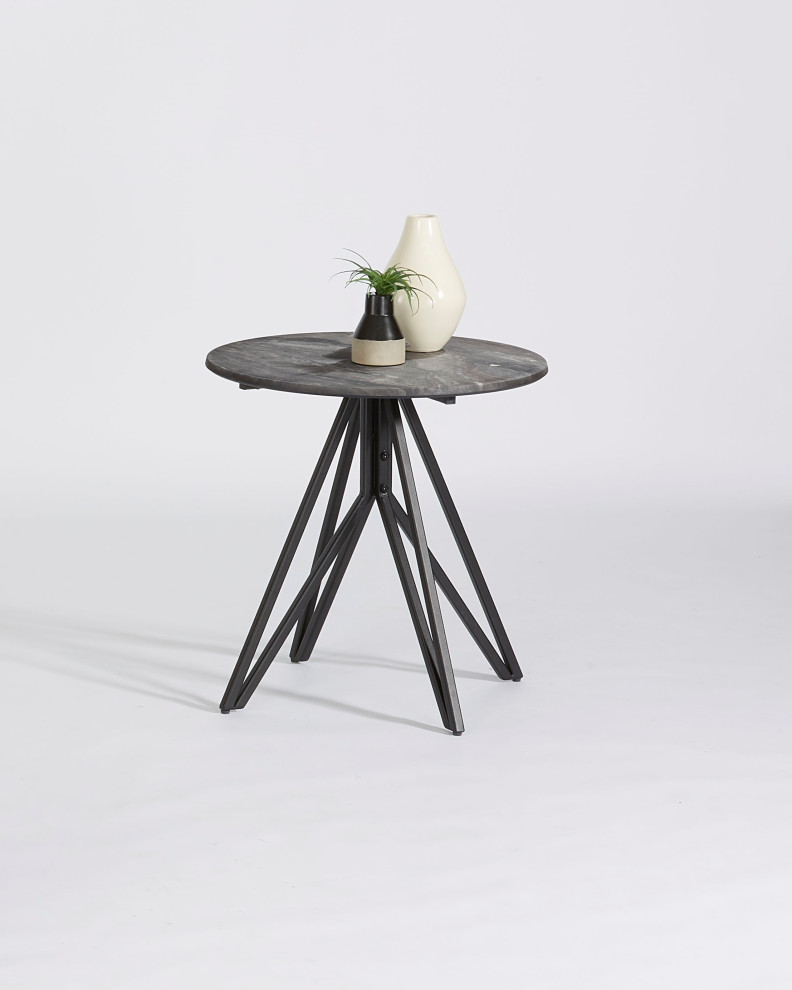 Ember End Table   Industrial   Side Tables And End Tables   by HedgeApple  Houzz