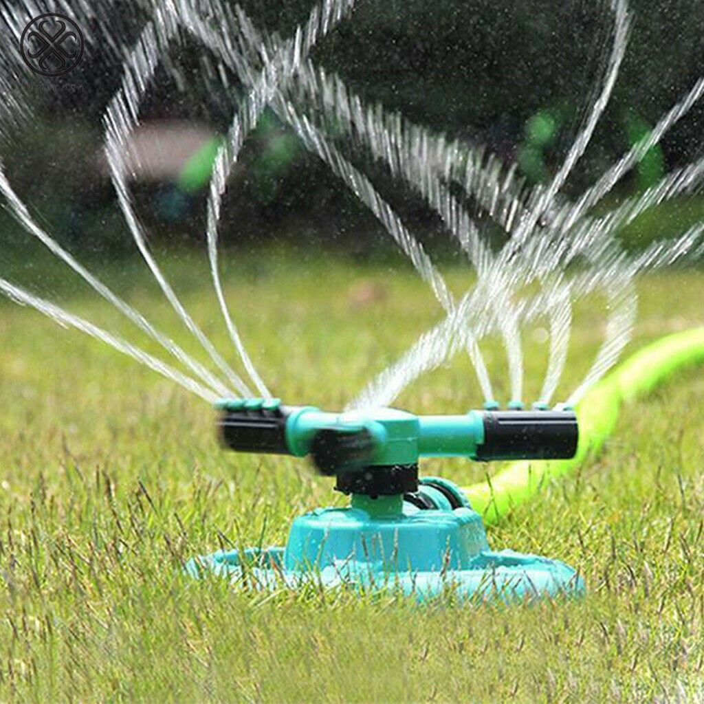 Luxtrada Sprinkler Lawn Watering Rotating System Water Hose Spray Grass Yard Care Garden