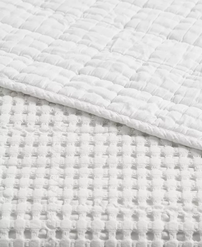 Levtex Mills Waffle Stitched Quilted Throw， 60