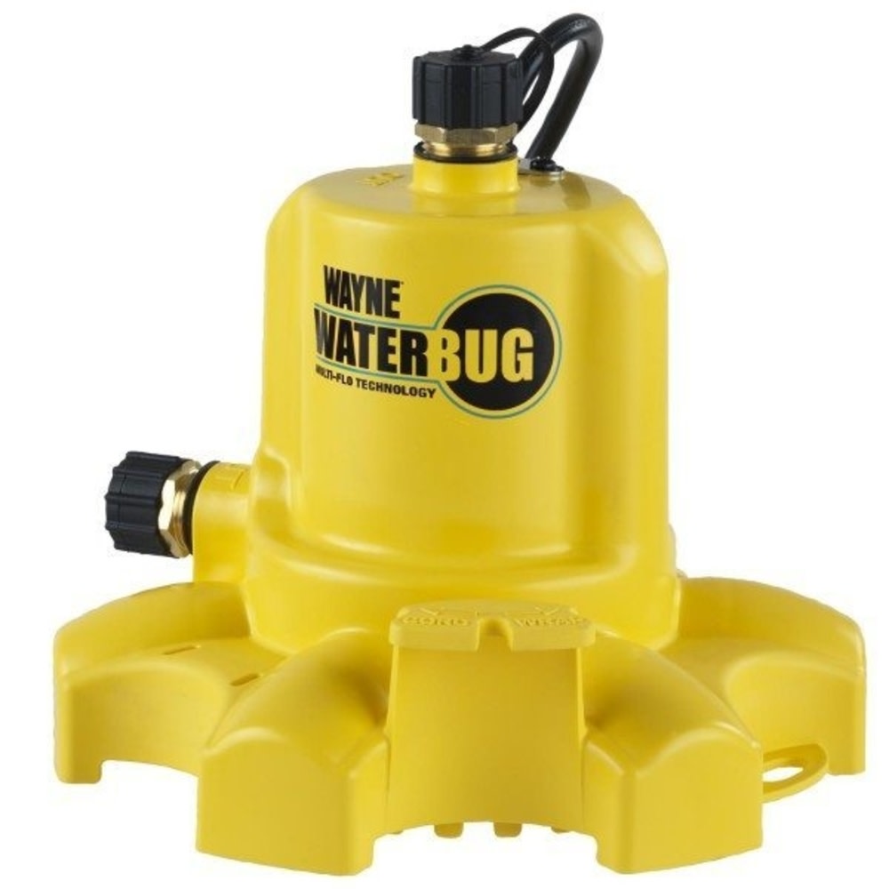 WaterBUG? Submersible Water Removal Pump with Multi-Flow Technology ;