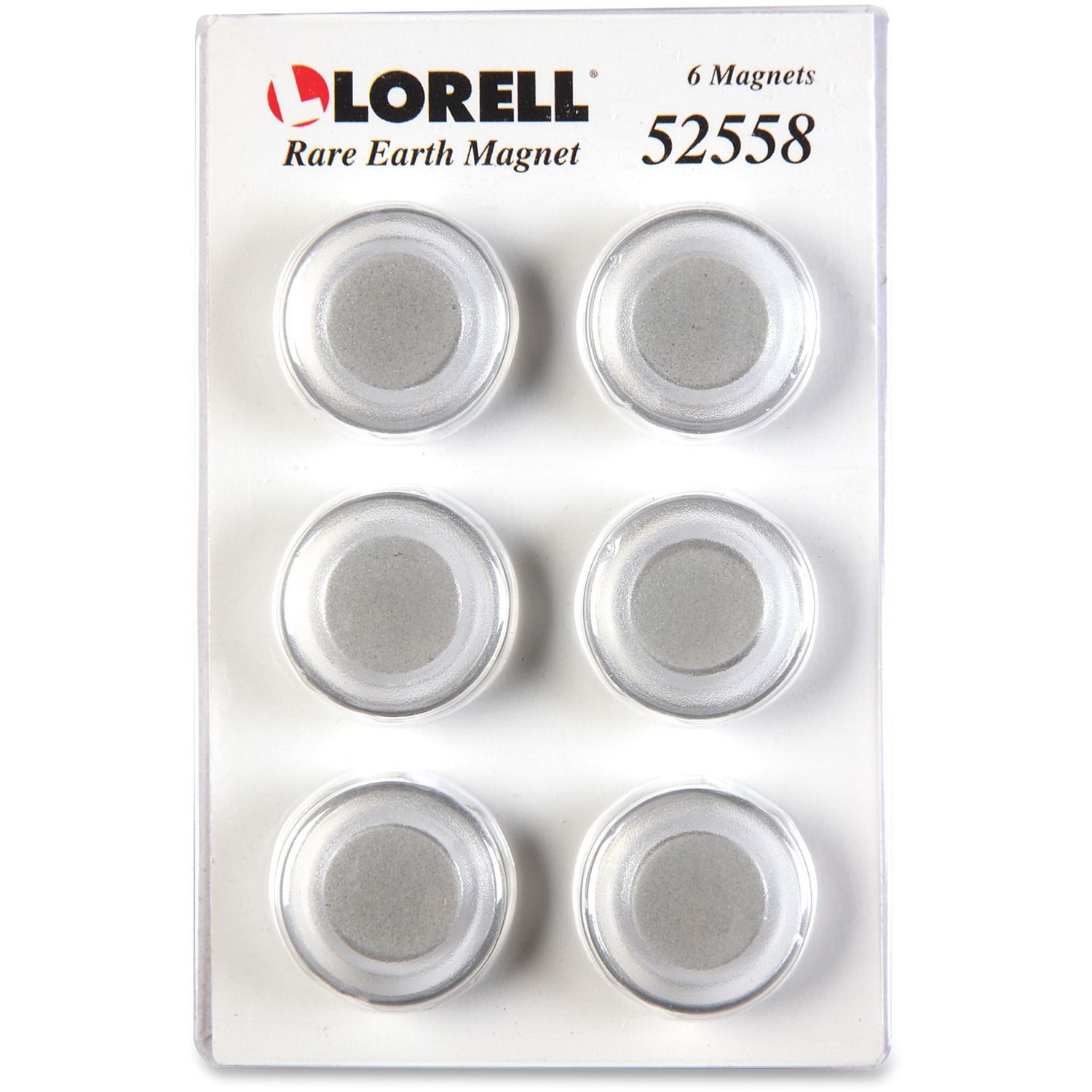 Round Cap Rare Earth Magnets by Lorell LLR52558