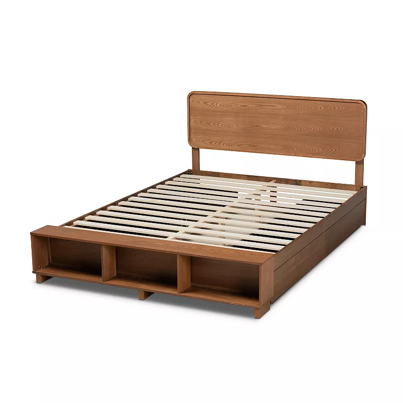 Baxton Studio Vita Platform Storage Bed