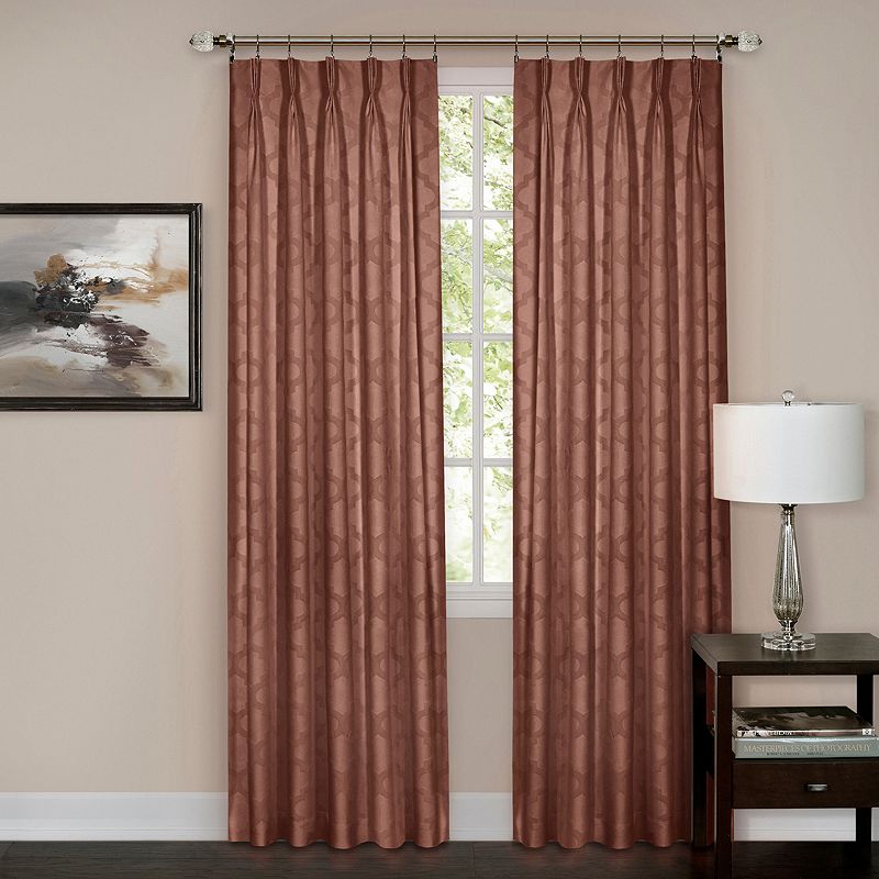 Achim 1-Panel Windsor Pinch Pleat Window Curtain