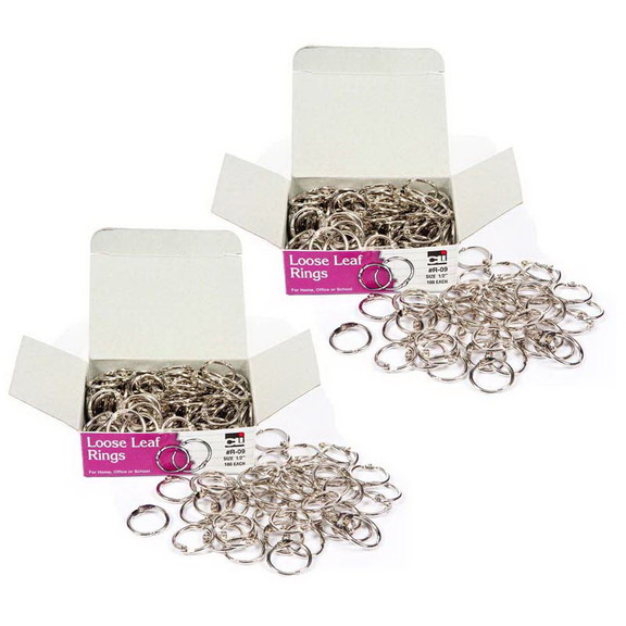 Charles Leonard CHLR09 2 Loose Leaf Rings 1/2In  1...