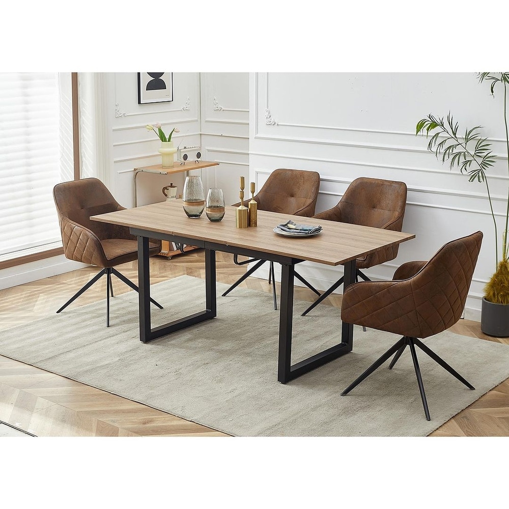 Rectangular Extendable Dining Table Set for 4   70.85 \