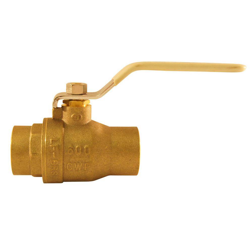 Apollo 1 in. Lead Free Brass SWT x SWT Ball Valve 94ALF20501A