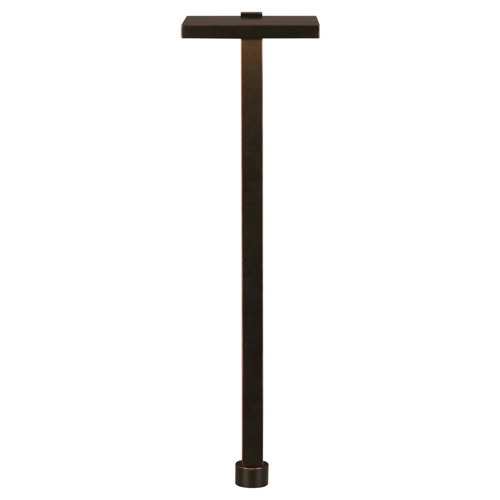 Hampton Bay Glenwood 5.6-Watt Oil Rubbed Bronze Outdoor Integrated LED Landscape Path Light JDO1501L-2