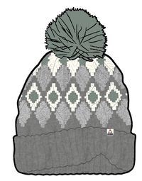 Snowdrop Recycled Bobble Hat - Grey Marl