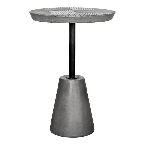 Aurelle Home Modern Ceramic Outdoor Accent Table