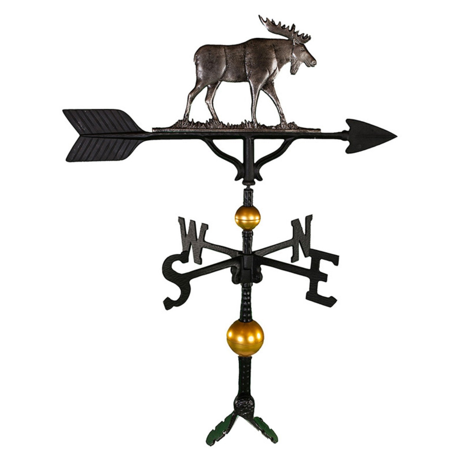 Deluxe Swedish Iron Moose Weathervane - 32 in.