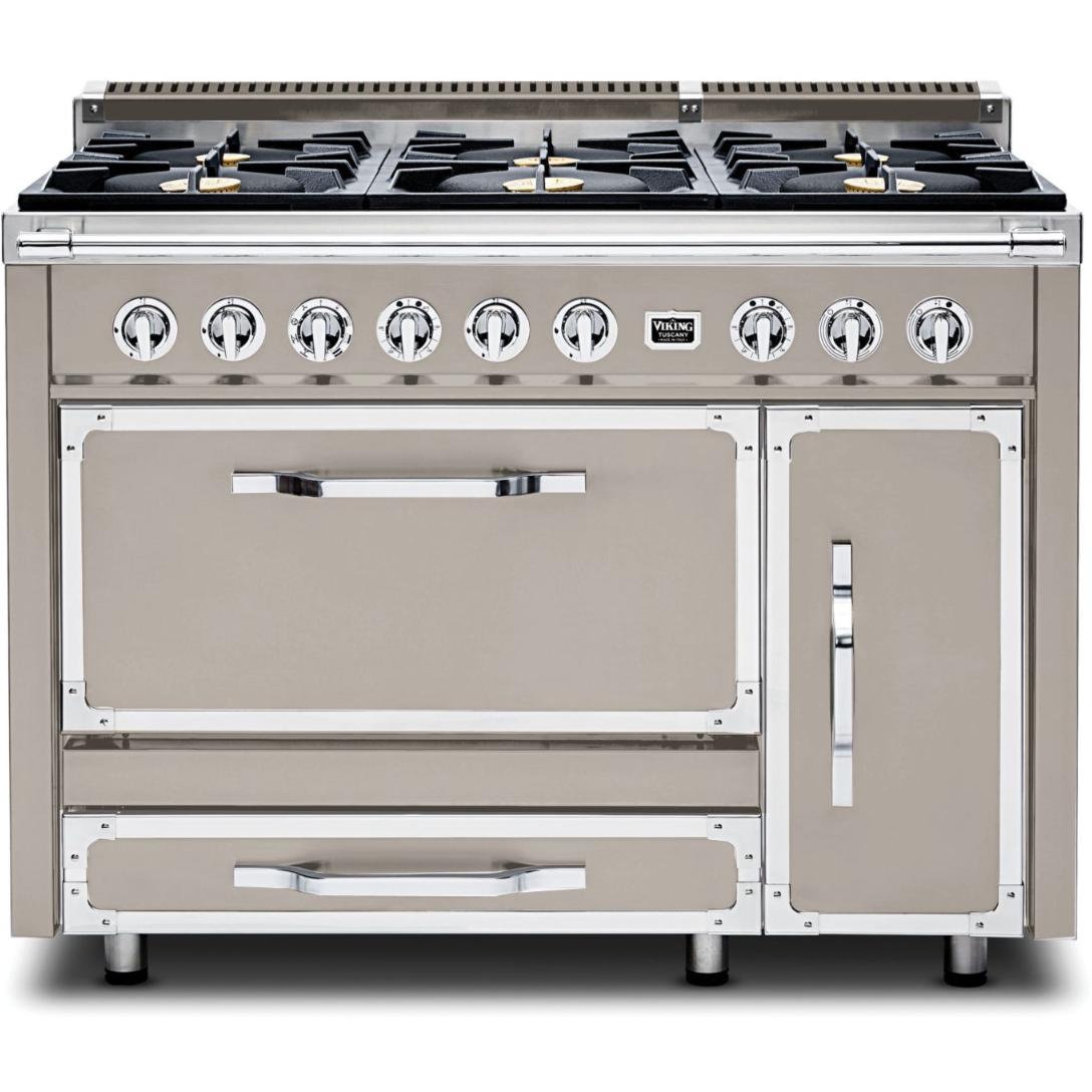 Viking 48-inch Freestanding Dual Fuel Range with True Convection Technology TVDR481-6BPG