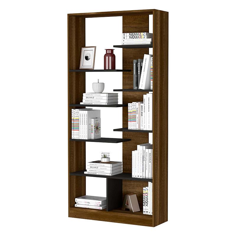 Contemporary Bookcase， Multiple Shelves