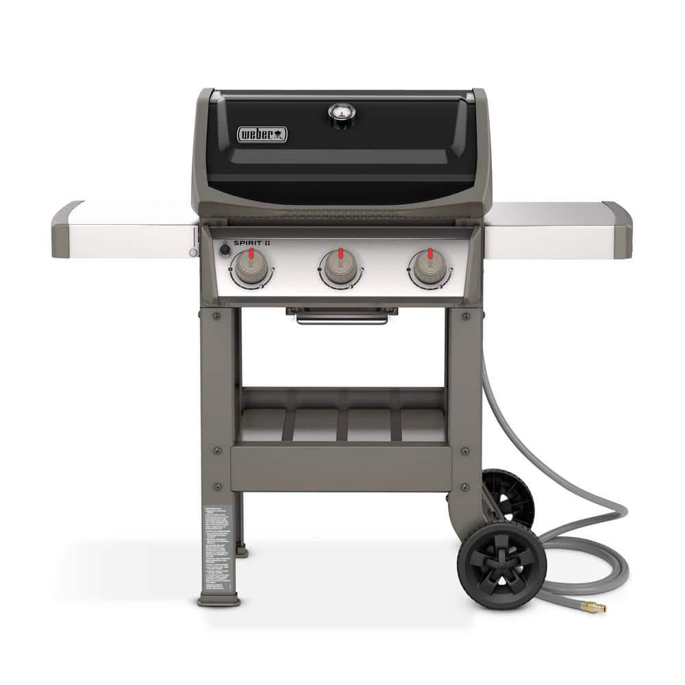 Weber Spirit II E310 3Burner Natural Gas Grill in Black