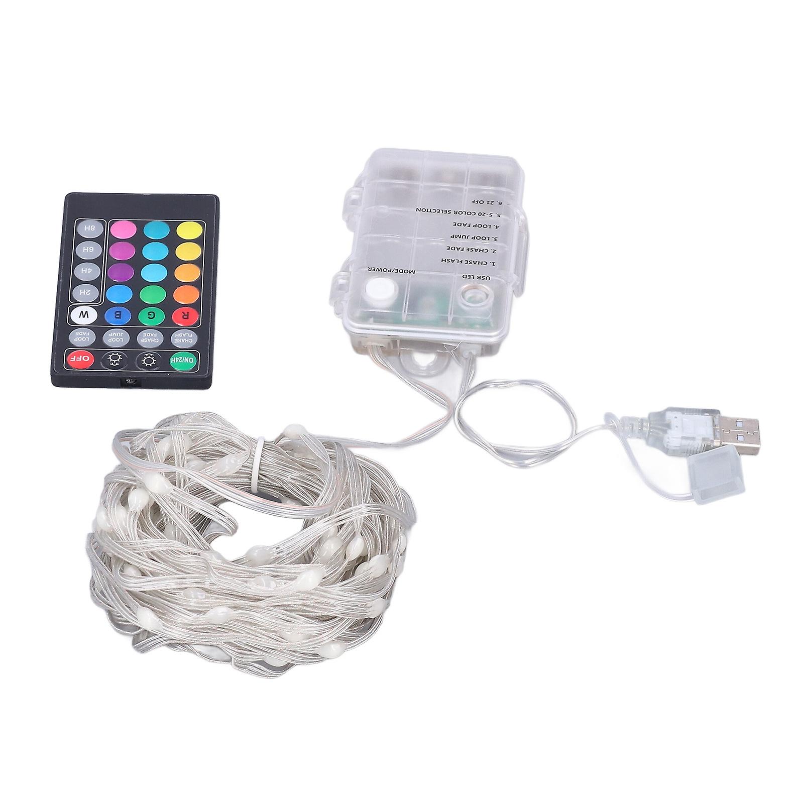 10m 110led String Light 16 Color Remote Control Timing String Light Waterproof Christmas Decoration Light