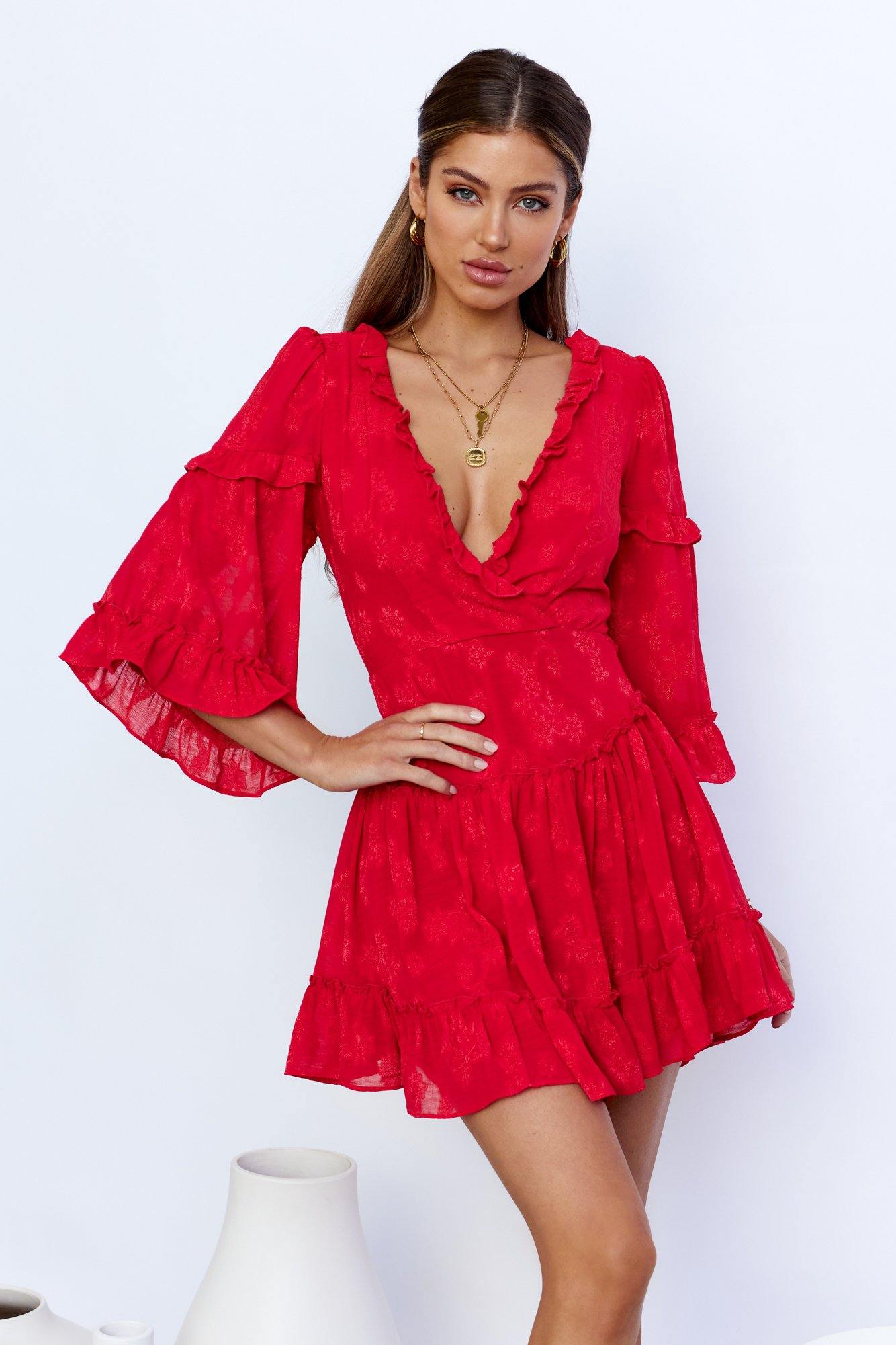 Gorgeous Girl Dress Red