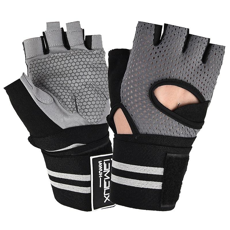 Fitness Gloves Half Finger Sports Outdoor Equipment Training Wear Resistant Non Slip Single Bar Dumbbell Gloves